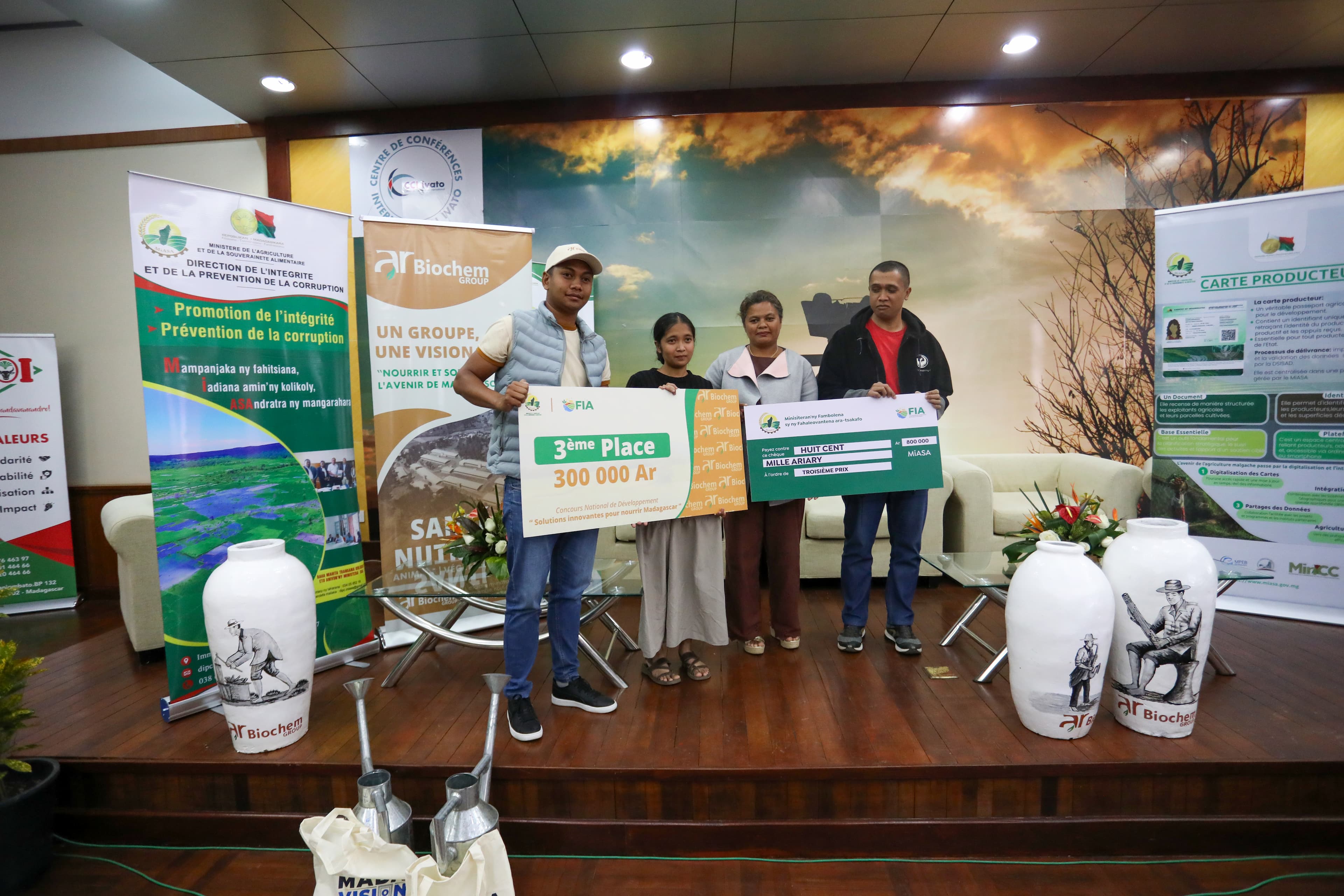 Pitch AgriTech : ARBIOCHEM Group aux côtés des jeunes qui innovent pour nourrir Madagascar